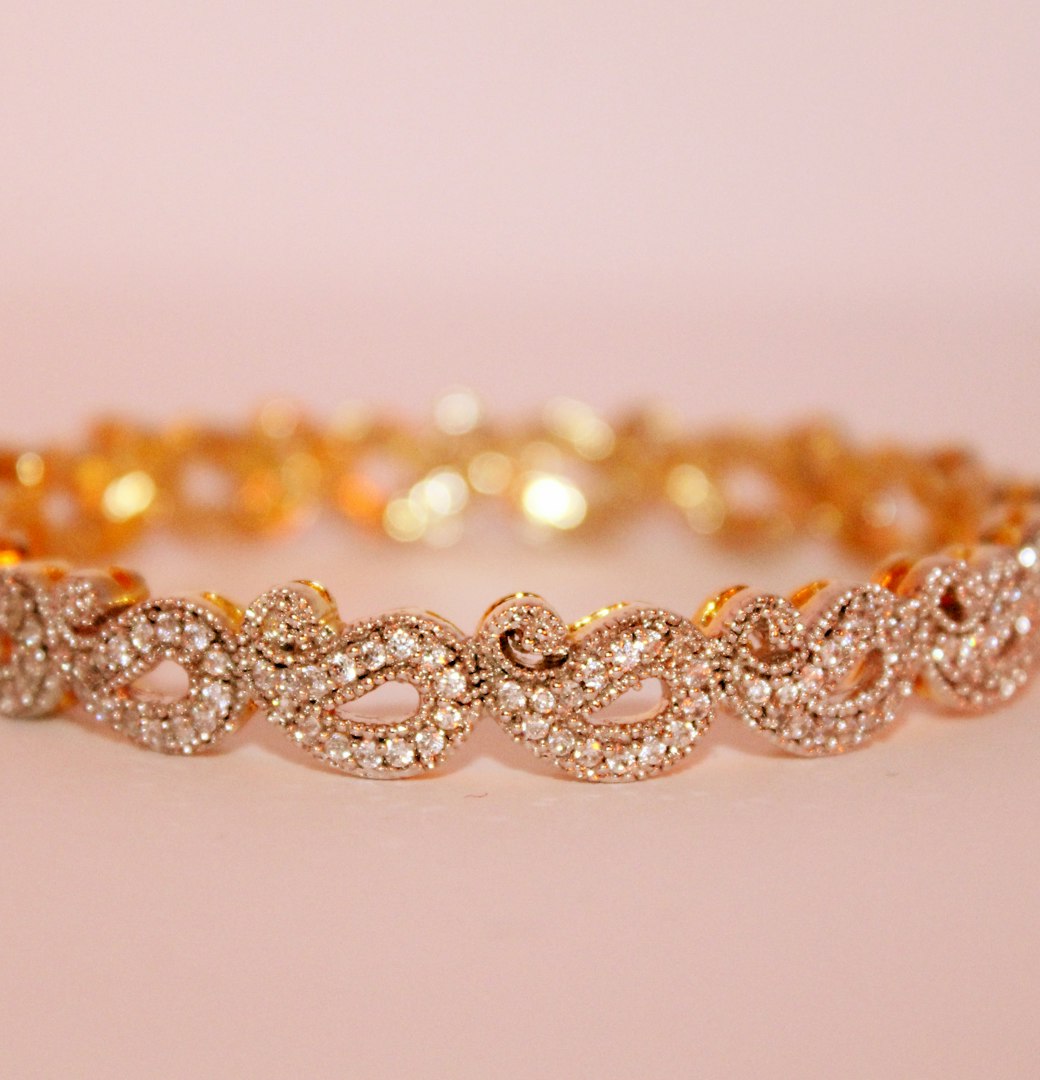 Rose gold bracelet